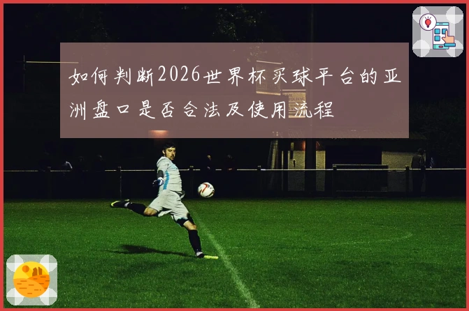 如何判断2026世界杯买球平台的亚洲盘口是否合法及使用流程