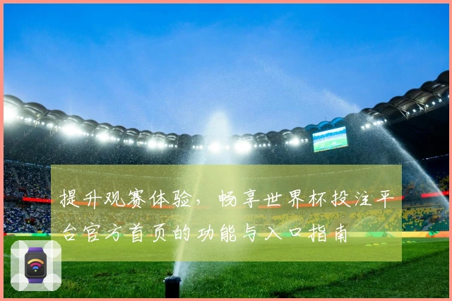 提升观赛体验，畅享世界杯投注平台官方首页的功能与入口指南
